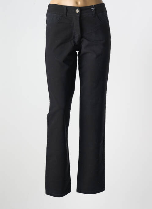 Pantalon drept negru POUSSIERE D'ETOLE femeie