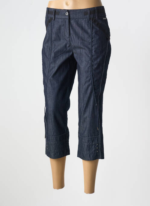 Pantalon trei sferturi albastru SALT & PEPPER femeie