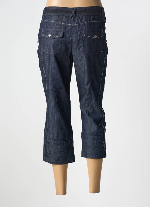 Pantalon trei sferturi albastru SALT & PEPPER femeie