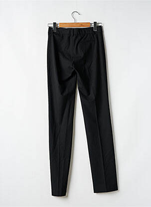 Pantalon slim țesătură poplin mărime normală negru VERTIGO femeie