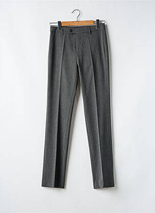 Pantalon slim țesătură poplin mărime normală gri VERTIGO femeie