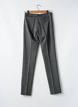 Pantalon slim țesătură poplin mărime normală gri VERTIGO femeie