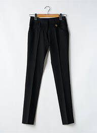 Pantalon slim elasticitate mărime normală negru E.LOCO femeie
