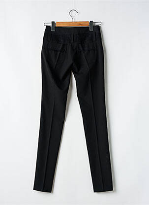 Pantalon slim elasticitate mărime normală negru E.LOCO femeie