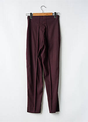 Pantalon slim talie elastică mărime normală violet LAUREN VIDAL femeie