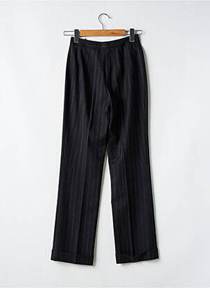 Pantalon drept închidere cu fermoar sub clapetă cu nasturi mărime normală negru ROSA ROSAM femeie