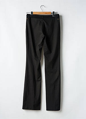 Pantalon drept țesătură poplin mărime normală negru VERTIGO femeie