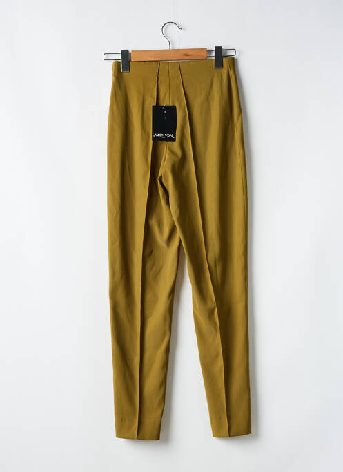 Pantalon slim verde LAUREN VIDAL femeie