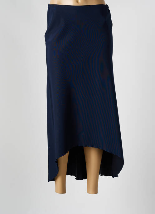 Fustă lungă albastru LAUREN VIDAL femeie