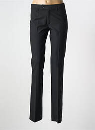 Pantalon drept țesătură crep talie înaltă negru VERTIGO femme