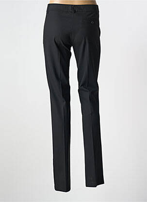 Pantalon drept talie cu cleme talie înaltă negru VERTIGO femeie