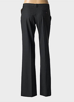 Pantalon evazat închidere cu fermoar sub clapetă cu cârlig talie înaltă negru VERTIGO femeie