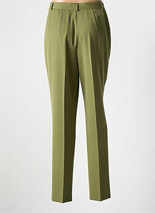 Pantalon drept țesătură crep mărime normală verde ROSA ROSAM femeie