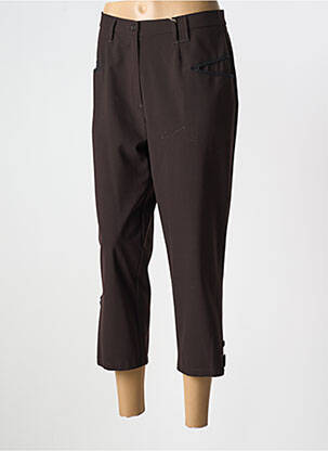 Pantalon trei sferturi maro ROSA ROSAM femeie