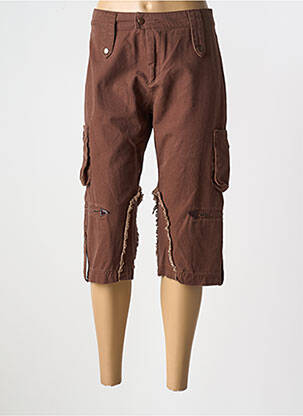 Pantalon trei sferturi maro ET COMPAGNIE femeie