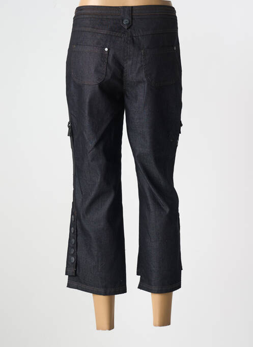 Pantalon trei sferturi negru LAUREN VIDAL femeie