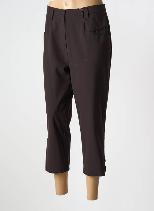 Pantalon trei sferturi maro ROSA ROSAM femeie