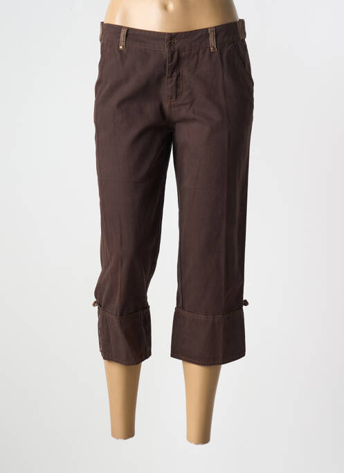 Pantalon trei sferturi maro SALT & PEPPER femeie