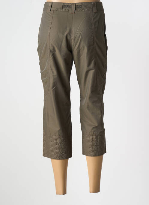 Pantalon trei sferturi verde POUSSIERE D'ETOLE femeie