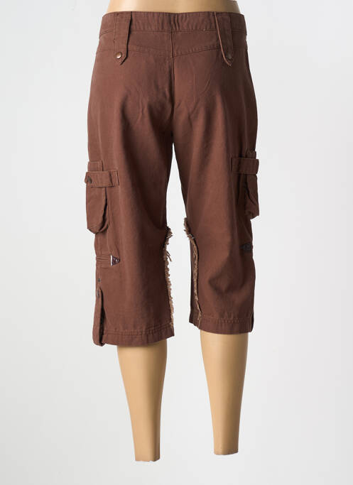 Pantalon trei sferturi maro ET COMPAGNIE femeie