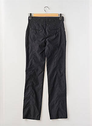Pantalon slim țesătură poplin mărime normală negru SALT & PEPPER femeie