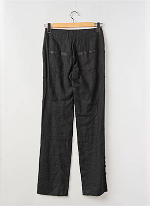Pantalon drept țesătură crep mărime normală negru SALT & PEPPER femeie