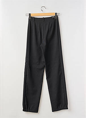 Pantalon drept țesătură crep talie înaltă negru ROSA ROSAM femeie
