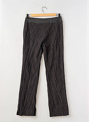 Pantalon drept elasticitate mărime normală negru LAUREN VIDAL femeie
