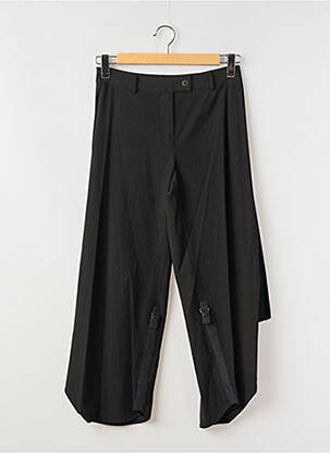 Pantalon larg negru LAUREN VIDAL femeie