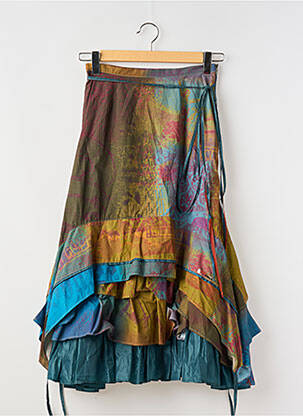 Fustă lungă albastru BAI AMOUR femeie