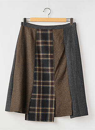 Fustă midi gri SOLOLA femeie