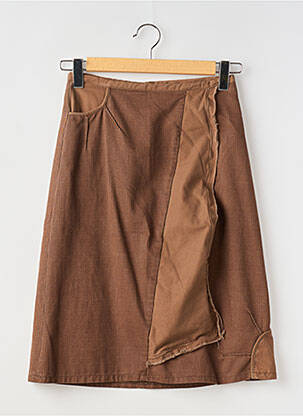 Fustă midi maro SOLOLA femeie