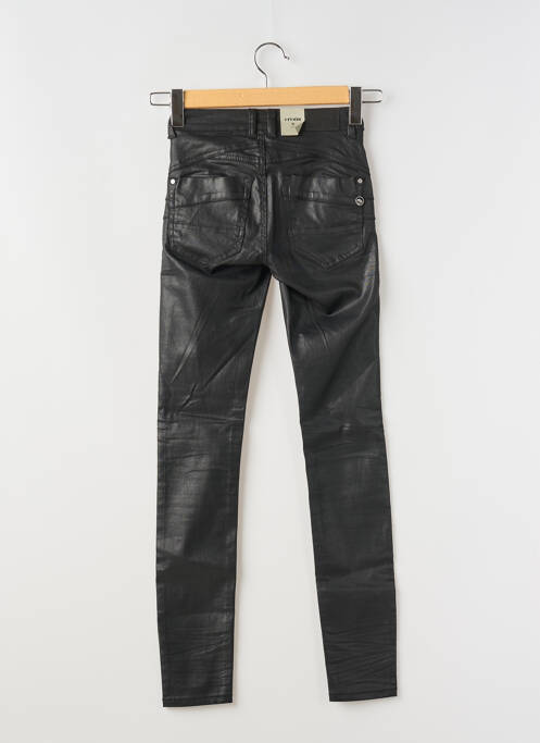 Blugi cu croială slim talie joasă talie joasă negru CREAM femme