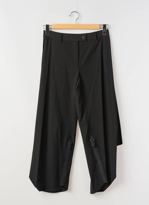 Pantalon larg negru LAUREN VIDAL femeie
