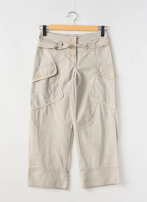 Pantalon trei sferturi bej BANDE ORIGINALE femeie