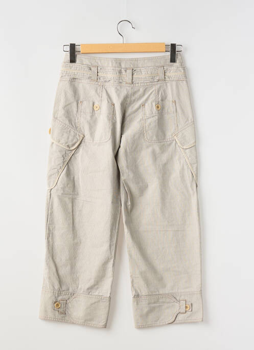 Pantalon trei sferturi bej BANDE ORIGINALE femeie