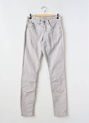 Pantalon slim buzunare gri CREAM femeie