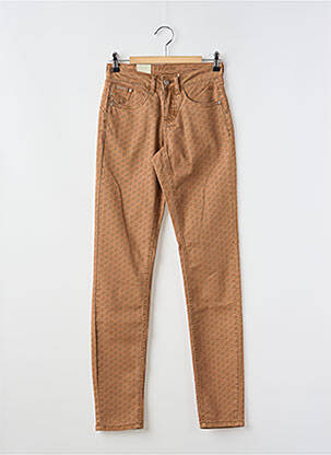 Pantalon slim buzunare maro CREAM femeie