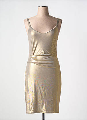 Rochie scurtă auriu MOLLY BRACKEN femeie