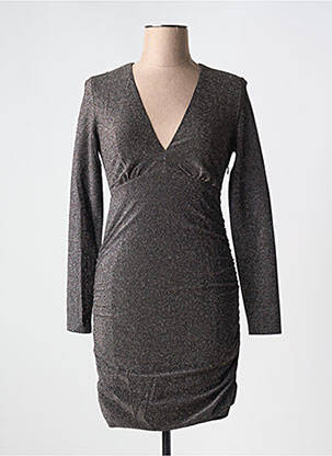 Rochie scurtă mâneci lungi mâneci lungi argintiu MOLLY BRACKEN femeie