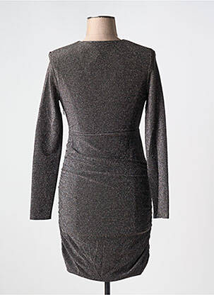Rochie scurtă mâneci lungi mâneci lungi argintiu MOLLY BRACKEN femeie