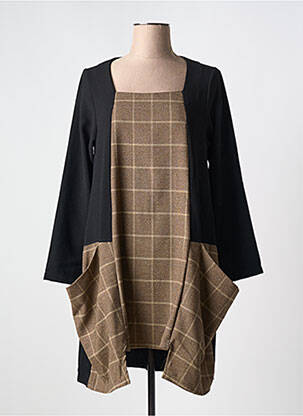 Rochie scurtă mâneci lungi mâneci lungi negru G!OZE femeie