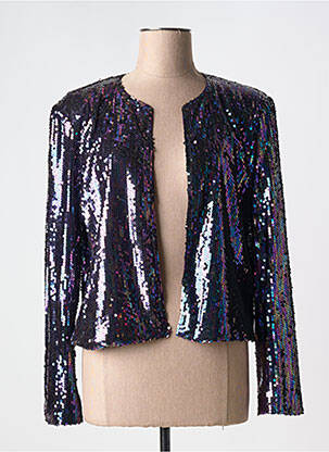 Jachete casual guler rotund violet SURKANA femeie
