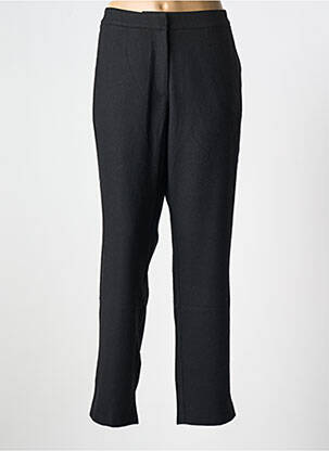 Pantalon drept închidere cu fermoar sub clapetă cu cârlig negru SURKANA femeie