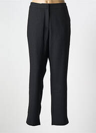 Pantalon drept închidere cu fermoar sub clapetă cu cârlig negru SURKANA femme