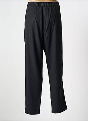Pantalon drept închidere cu fermoar sub clapetă cu cârlig negru SURKANA femeie
