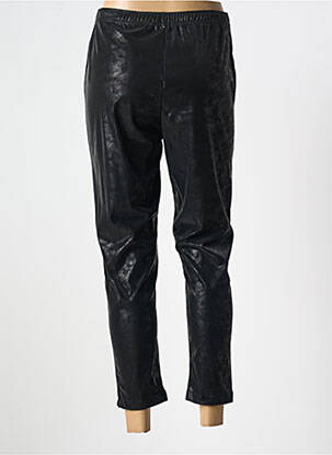 Pantalon 7/8 talie elastică negru G!OZE femeie