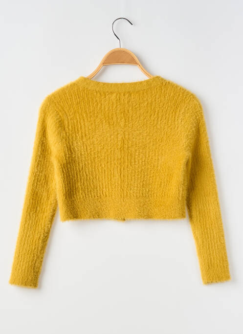 Vestă cu mâneci lungi galben MINI MOLLY fată