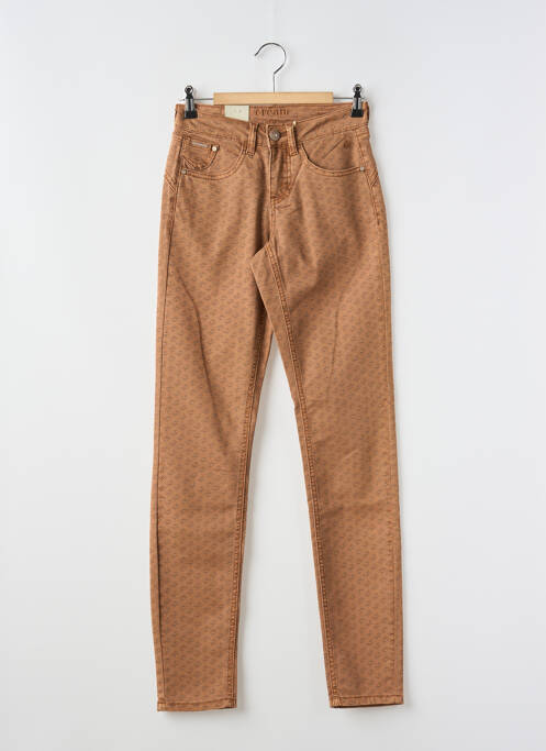 Pantalon slim maro CREAM femeie