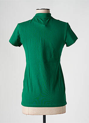 Polo elasticitate mâneci scurte verde ERIMA femeie